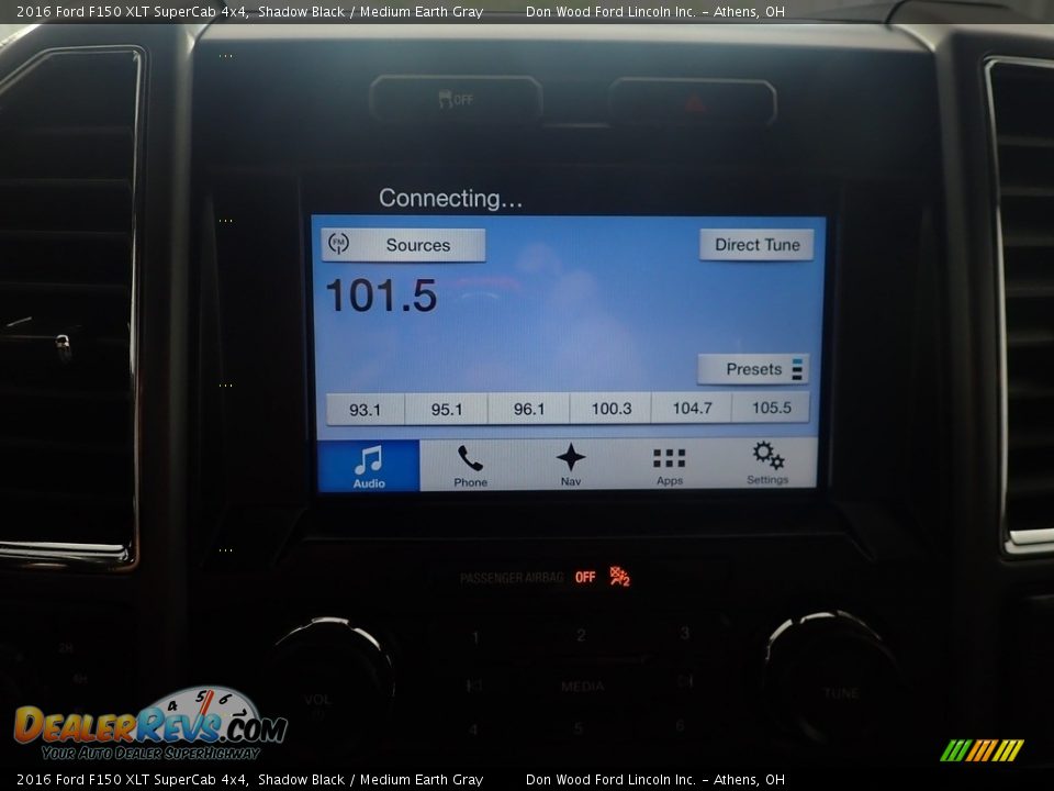 2016 Ford F150 XLT SuperCab 4x4 Shadow Black / Medium Earth Gray Photo #27