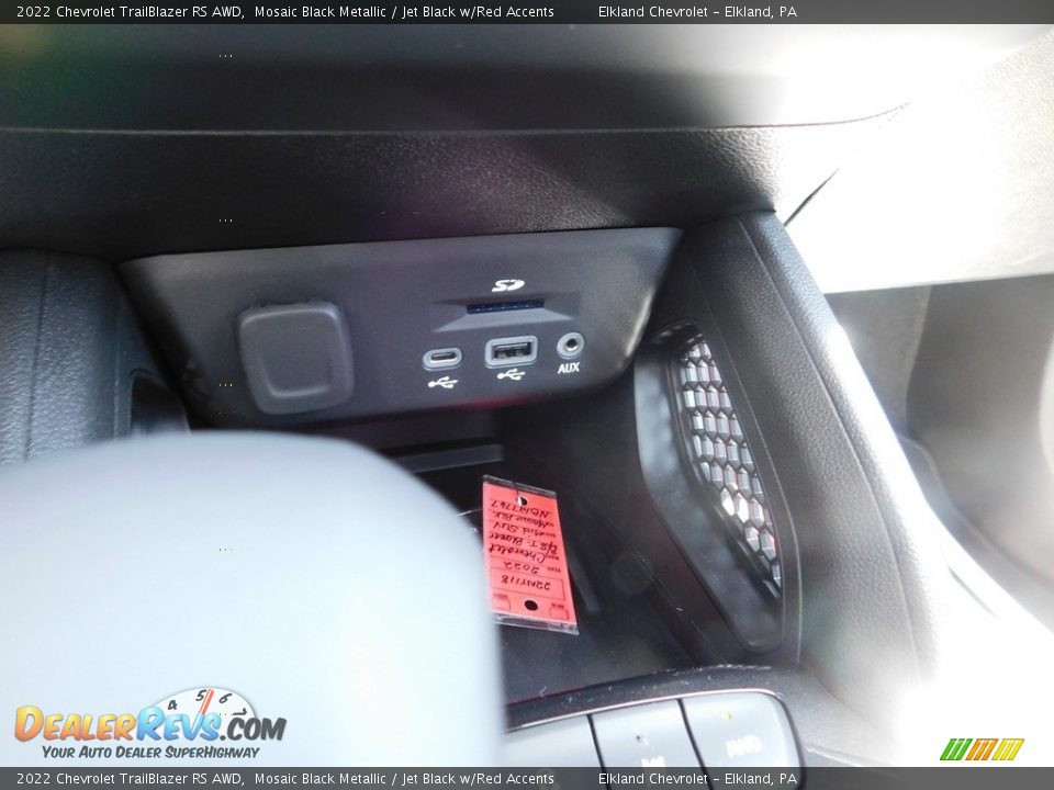 2022 Chevrolet TrailBlazer RS AWD Mosaic Black Metallic / Jet Black w/Red Accents Photo #33