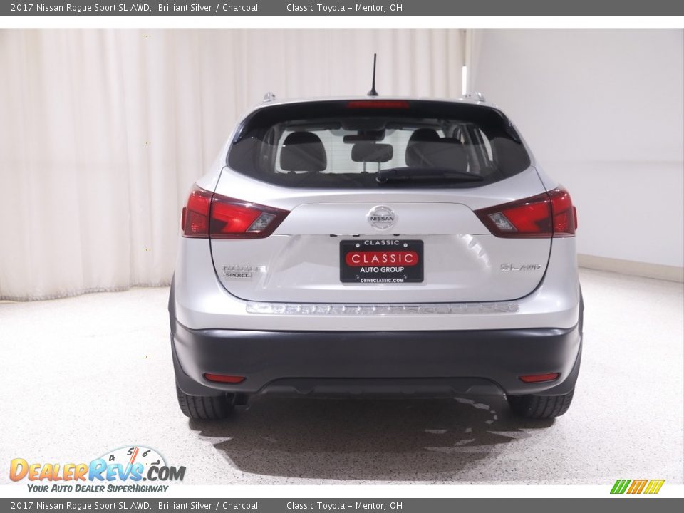 2017 Nissan Rogue Sport SL AWD Brilliant Silver / Charcoal Photo #19