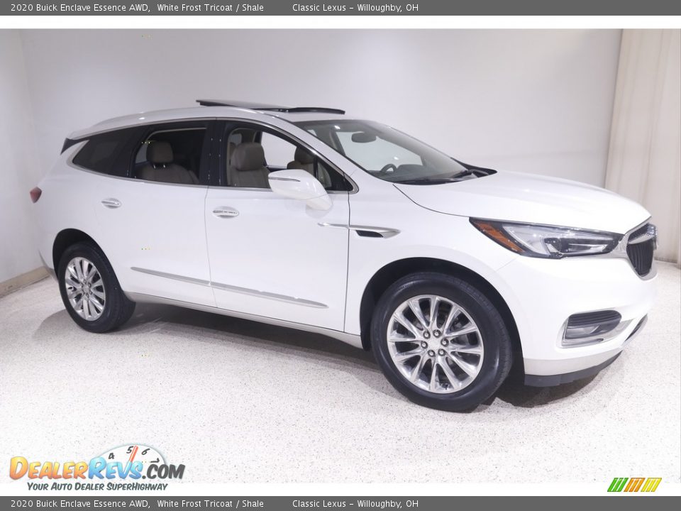 2020 Buick Enclave Essence AWD White Frost Tricoat / Shale Photo #1