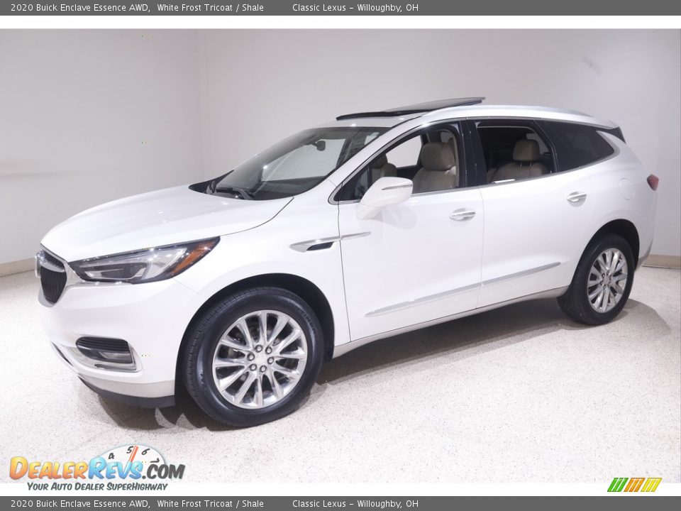 2020 Buick Enclave Essence AWD White Frost Tricoat / Shale Photo #3