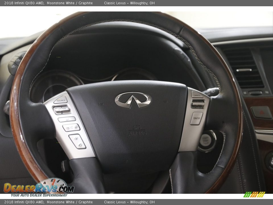 2018 Infiniti QX80 AWD Steering Wheel Photo #7