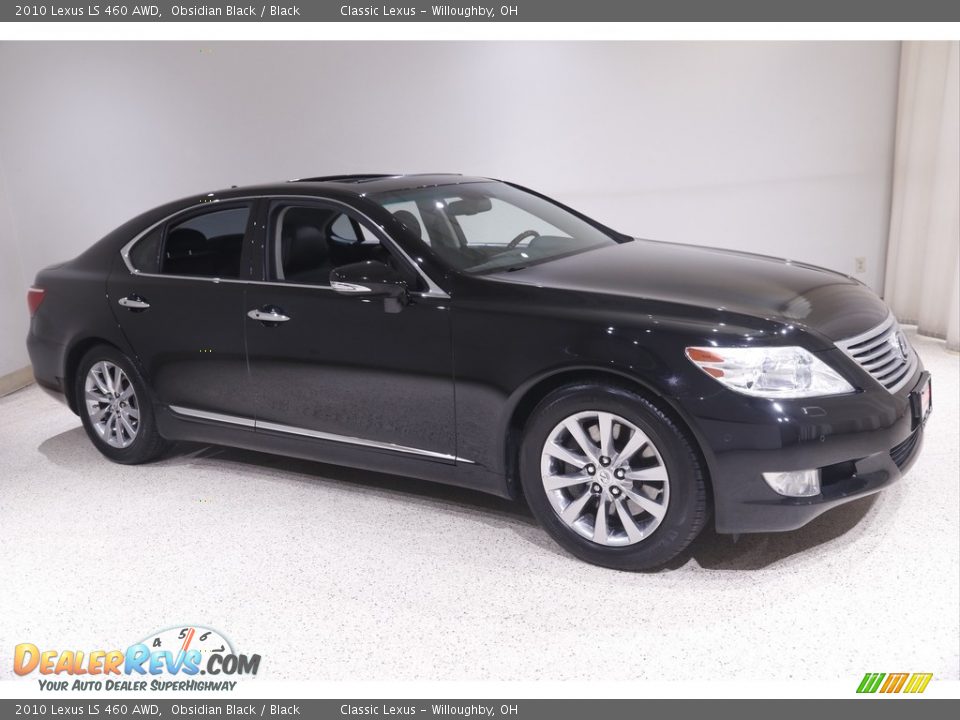 2010 Lexus LS 460 AWD Obsidian Black / Black Photo #1