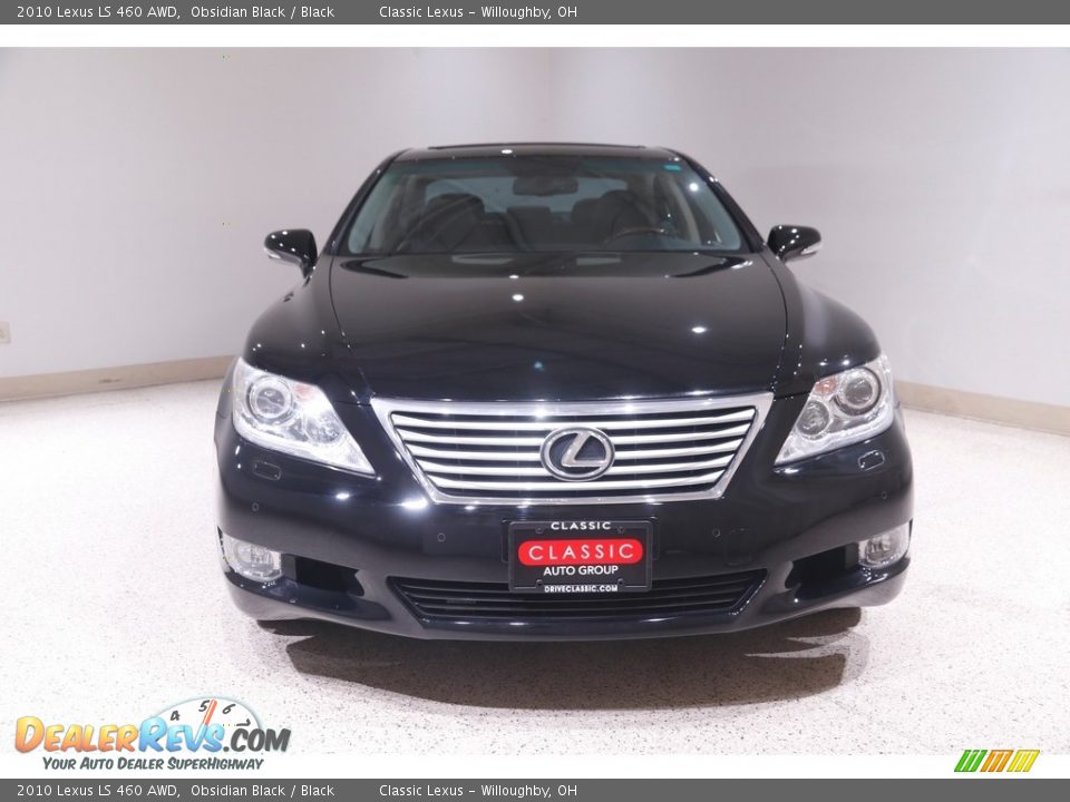 2010 Lexus LS 460 AWD Obsidian Black / Black Photo #2