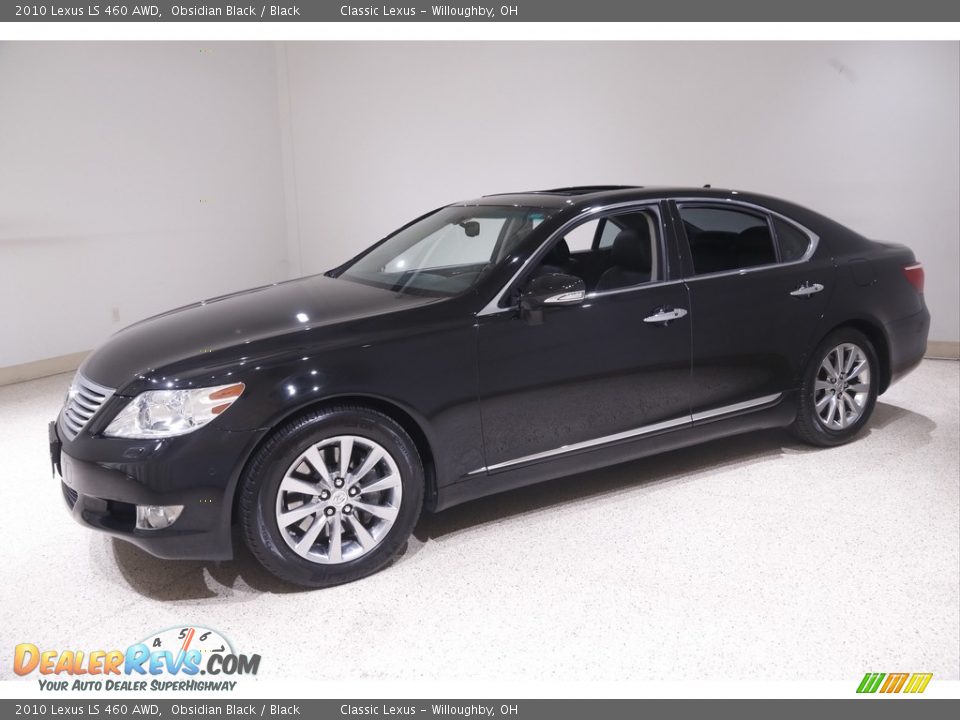 2010 Lexus LS 460 AWD Obsidian Black / Black Photo #3