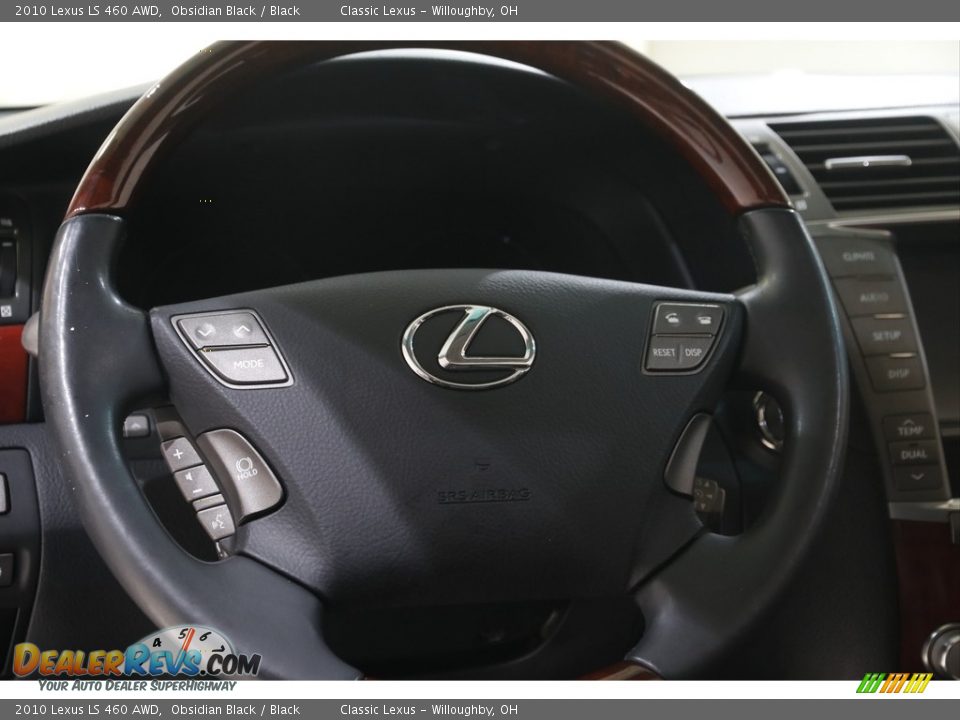 2010 Lexus LS 460 AWD Obsidian Black / Black Photo #7