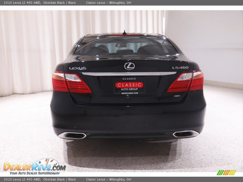 2010 Lexus LS 460 AWD Obsidian Black / Black Photo #24