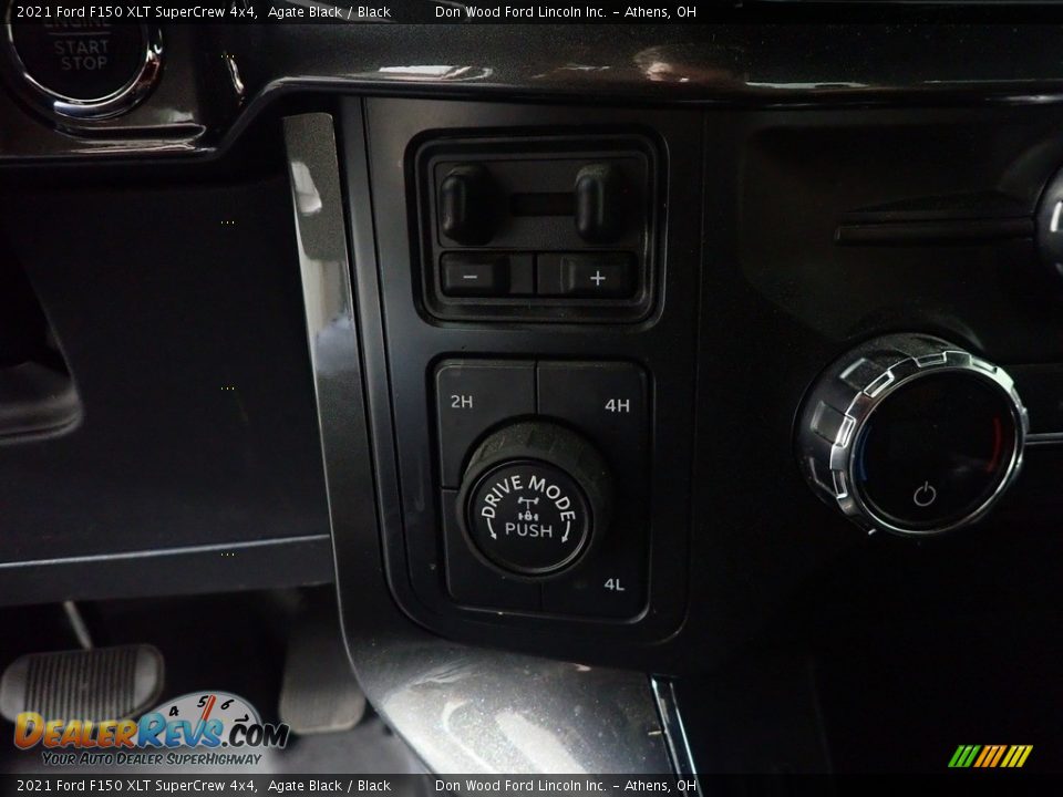 2021 Ford F150 XLT SuperCrew 4x4 Agate Black / Black Photo #34