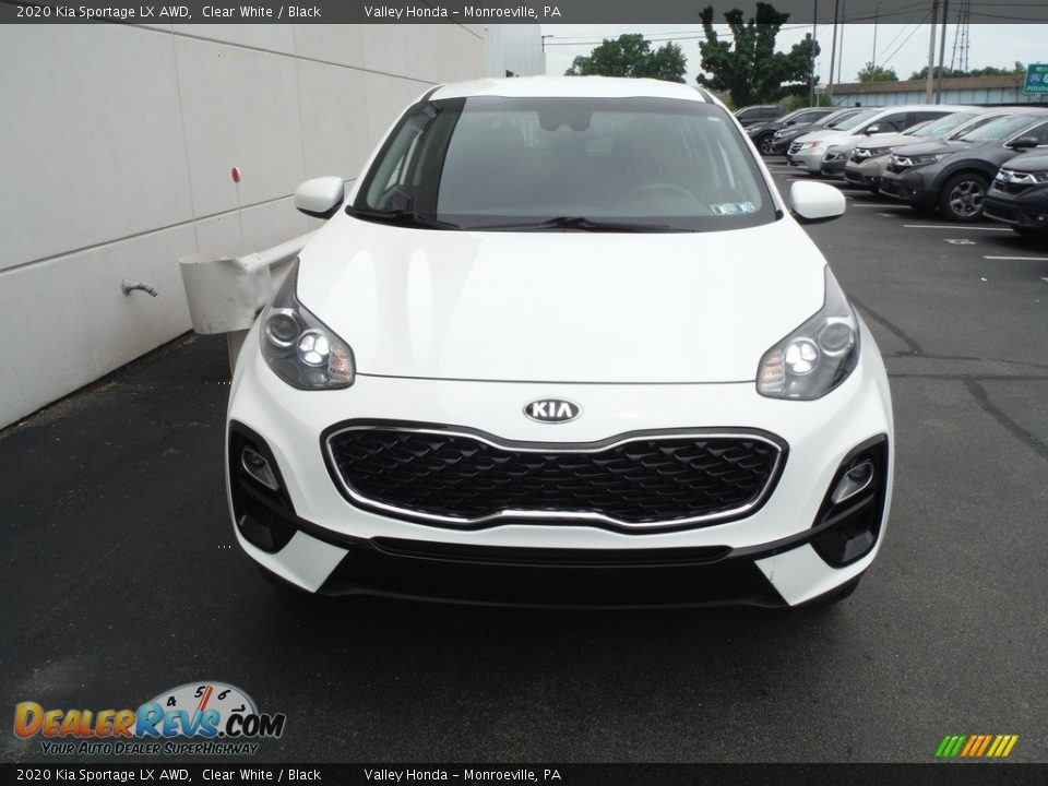 2020 Kia Sportage LX AWD Clear White / Black Photo #5