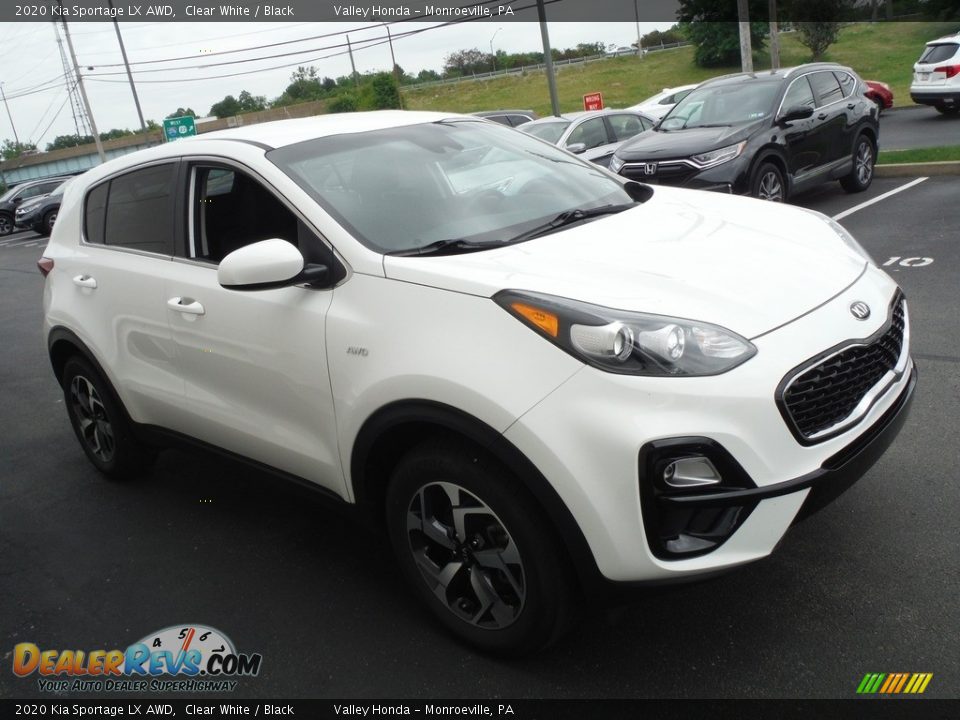 2020 Kia Sportage LX AWD Clear White / Black Photo #6