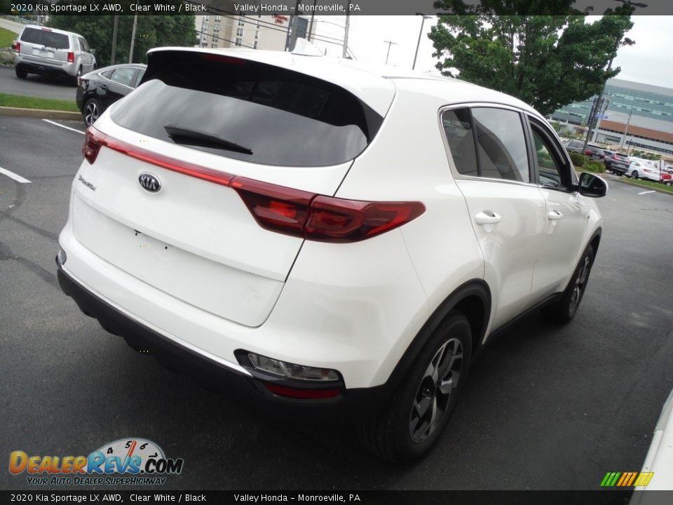 2020 Kia Sportage LX AWD Clear White / Black Photo #7