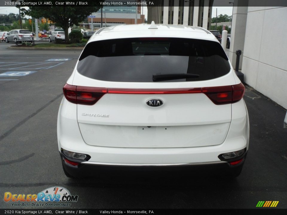 2020 Kia Sportage LX AWD Clear White / Black Photo #8