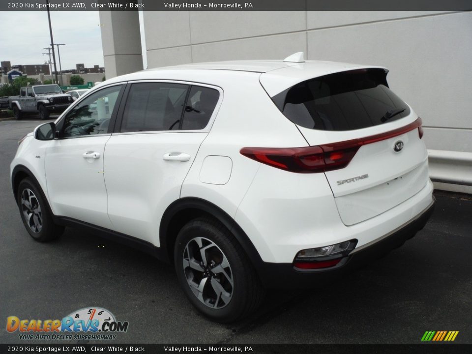 2020 Kia Sportage LX AWD Clear White / Black Photo #9