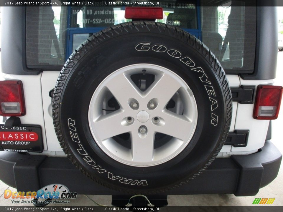 2017 Jeep Wrangler Sport 4x4 Bright White / Black Photo #13