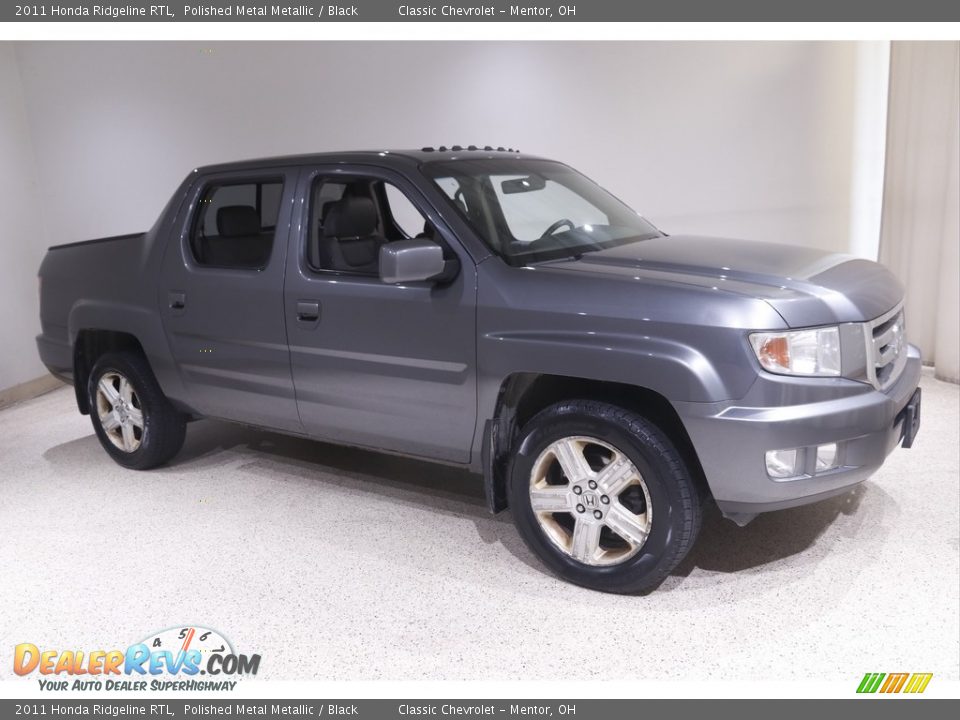 2011 Honda Ridgeline RTL Polished Metal Metallic / Black Photo #1