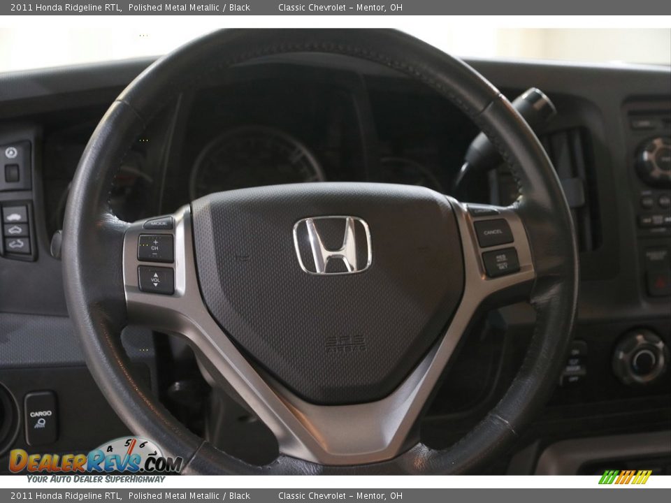 2011 Honda Ridgeline RTL Polished Metal Metallic / Black Photo #7