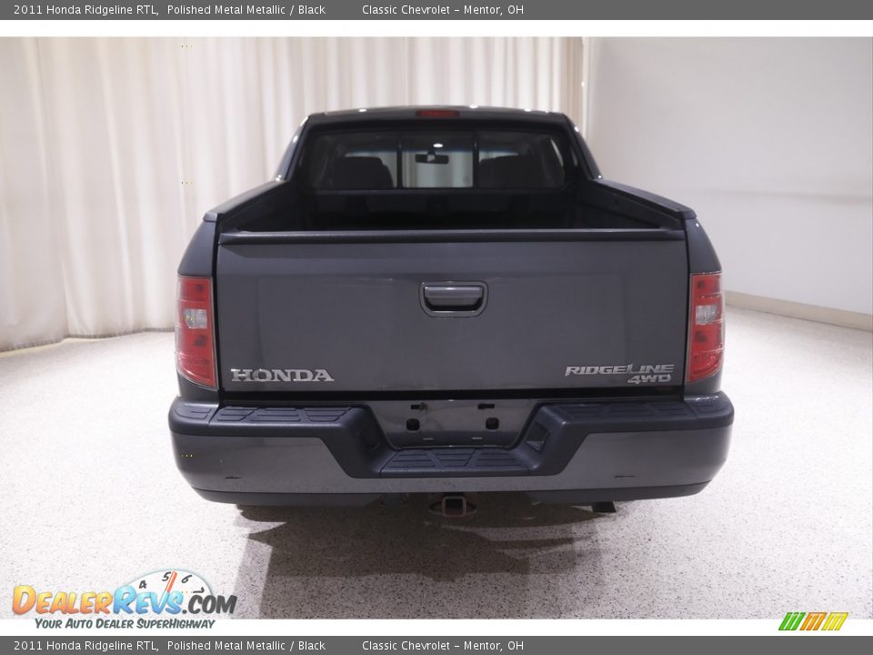 2011 Honda Ridgeline RTL Polished Metal Metallic / Black Photo #16