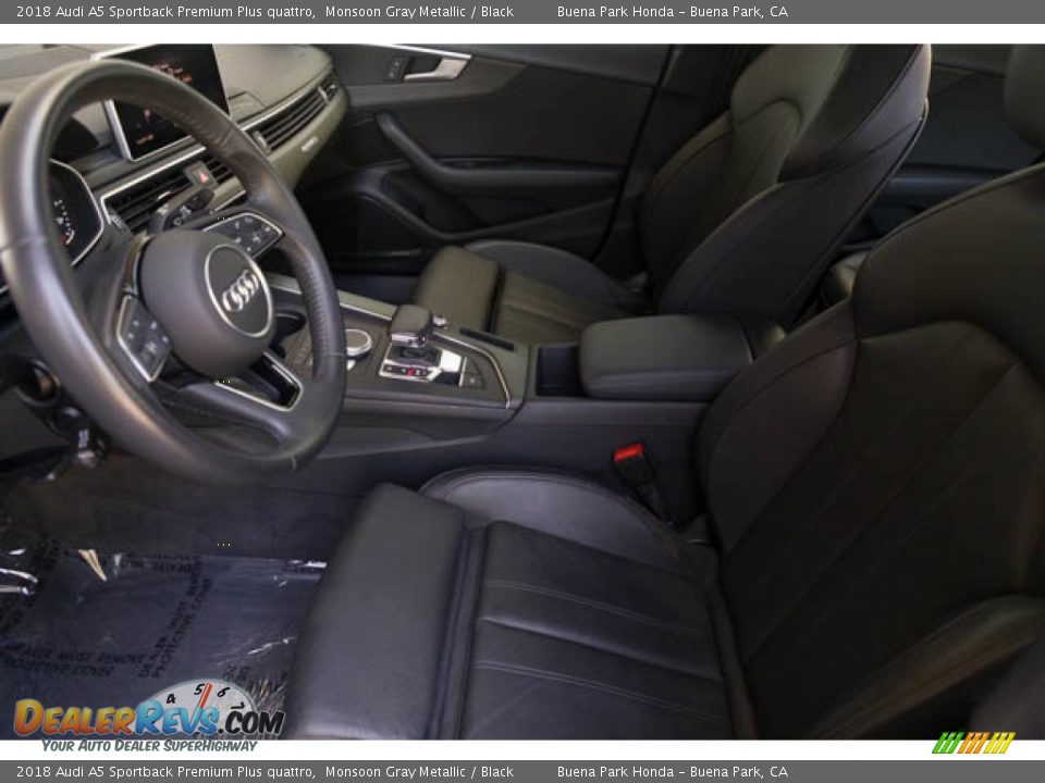 2018 Audi A5 Sportback Premium Plus quattro Monsoon Gray Metallic / Black Photo #3
