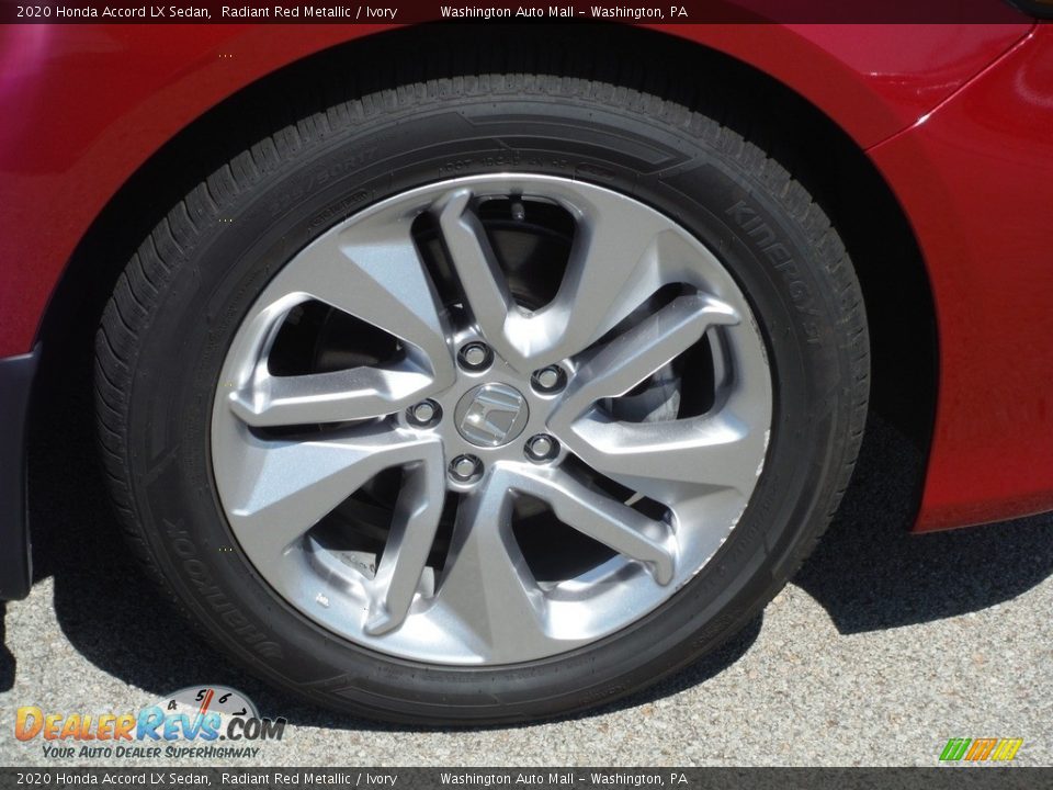 2020 Honda Accord LX Sedan Radiant Red Metallic / Ivory Photo #3