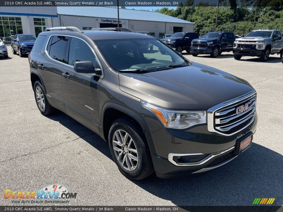 2019 GMC Acadia SLE AWD Smokey Quartz Metallic / Jet Black Photo #4