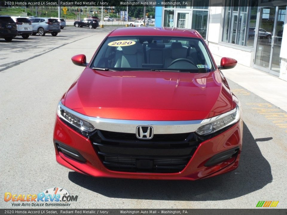 2020 Honda Accord LX Sedan Radiant Red Metallic / Ivory Photo #4