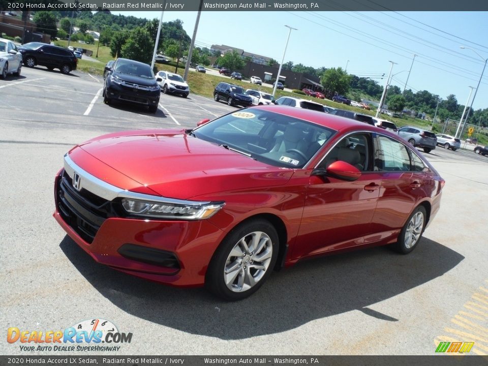 2020 Honda Accord LX Sedan Radiant Red Metallic / Ivory Photo #5