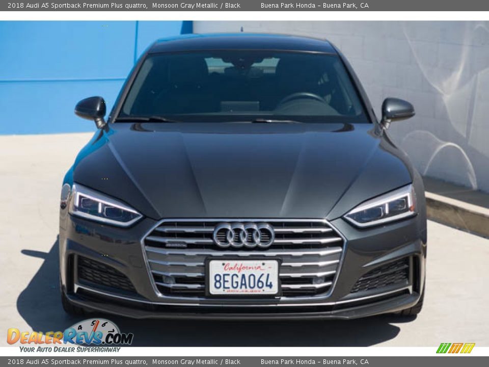 2018 Audi A5 Sportback Premium Plus quattro Monsoon Gray Metallic / Black Photo #7