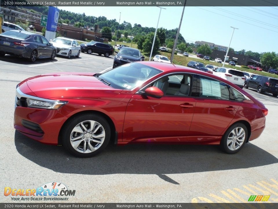 2020 Honda Accord LX Sedan Radiant Red Metallic / Ivory Photo #6