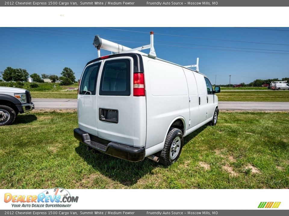 2012 Chevrolet Express 1500 Cargo Van Summit White / Medium Pewter Photo #8