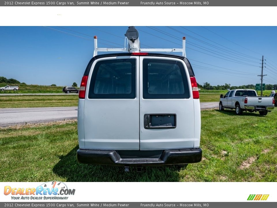 2012 Chevrolet Express 1500 Cargo Van Summit White / Medium Pewter Photo #9