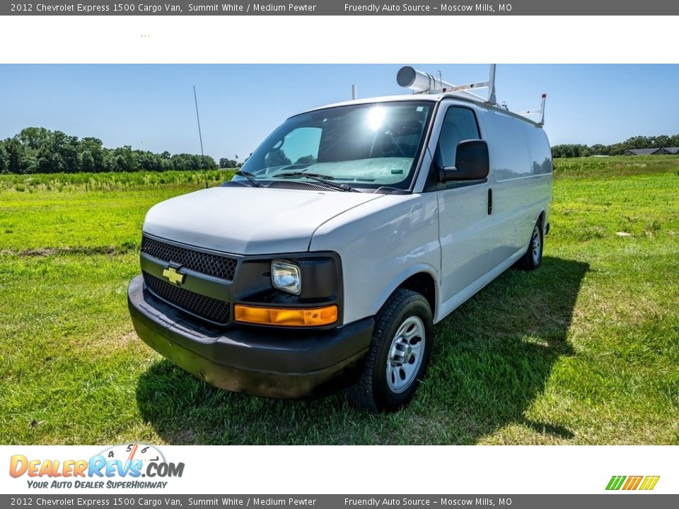 2012 Chevrolet Express 1500 Cargo Van Summit White / Medium Pewter Photo #12