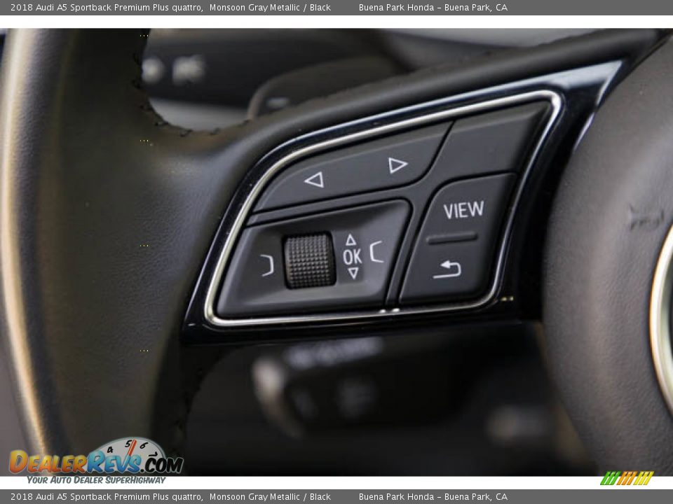 2018 Audi A5 Sportback Premium Plus quattro Monsoon Gray Metallic / Black Photo #16