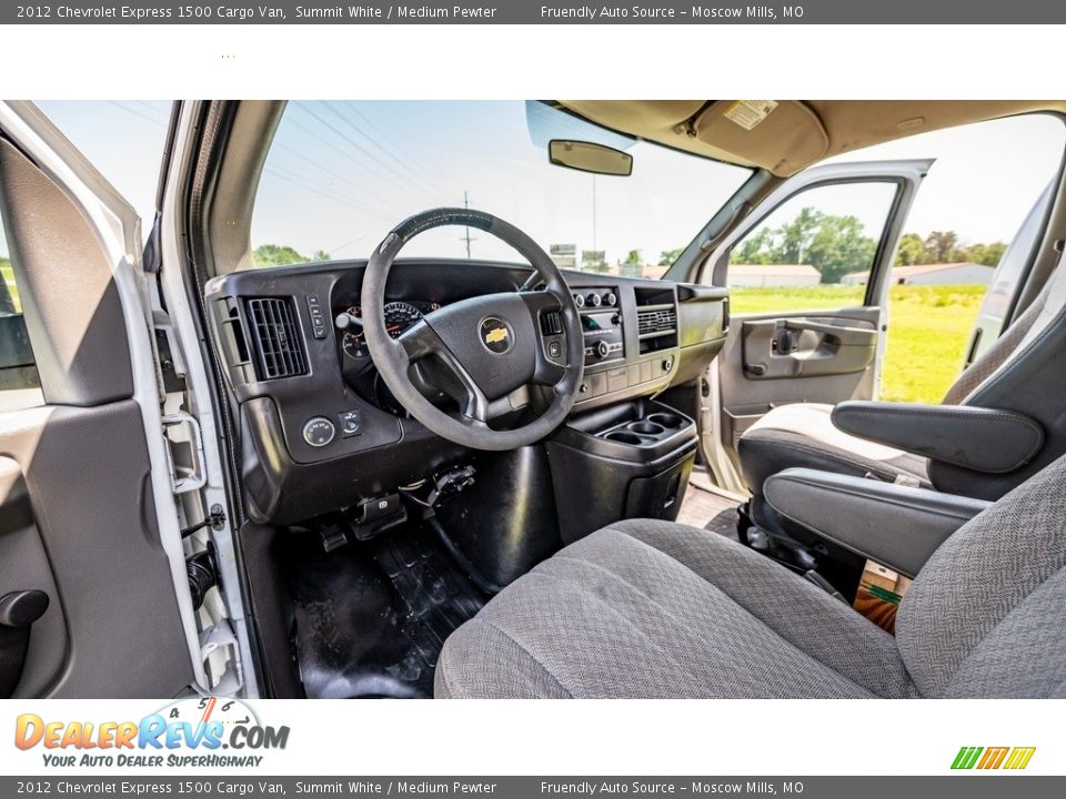 2012 Chevrolet Express 1500 Cargo Van Summit White / Medium Pewter Photo #17