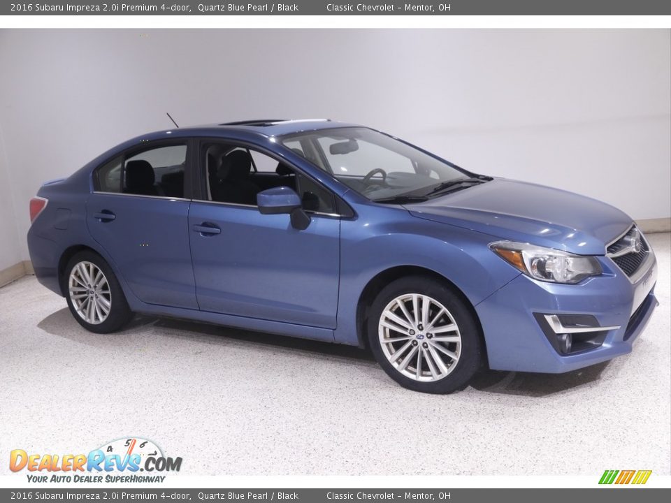 2016 Subaru Impreza 2.0i Premium 4-door Quartz Blue Pearl / Black Photo #1