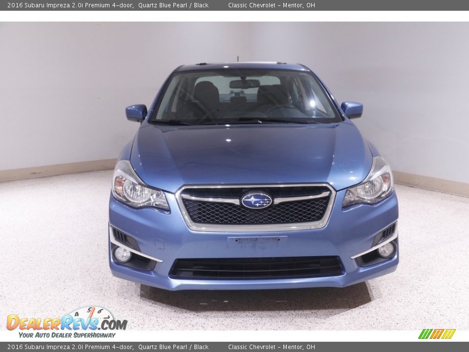 2016 Subaru Impreza 2.0i Premium 4-door Quartz Blue Pearl / Black Photo #2