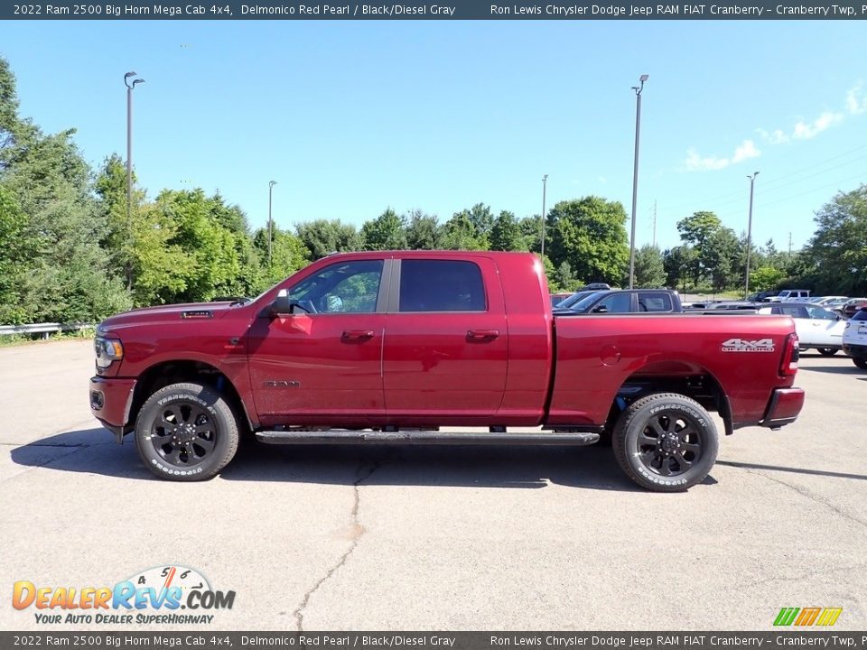 Delmonico Red Pearl 2022 Ram 2500 Big Horn Mega Cab 4x4 Photo #2