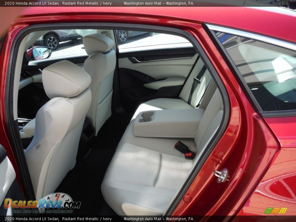 2020 Honda Accord LX Sedan Radiant Red Metallic / Ivory Photo #25