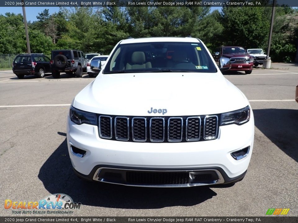 2020 Jeep Grand Cherokee Limited 4x4 Bright White / Black Photo #2