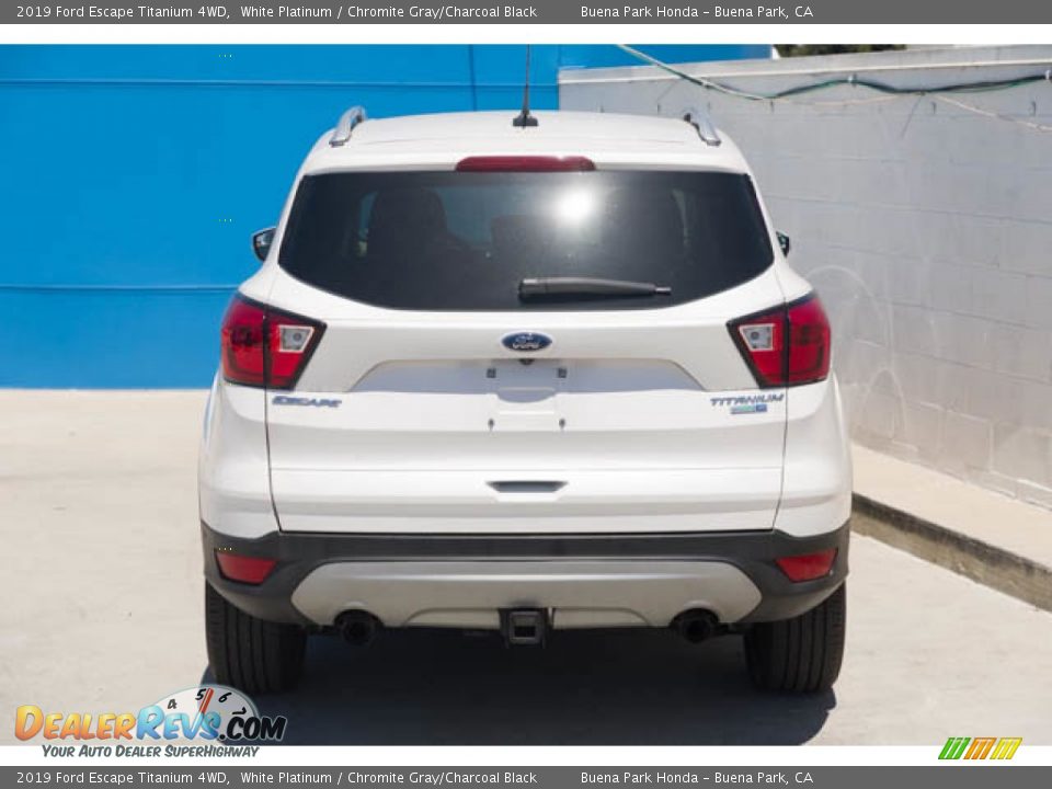 2019 Ford Escape Titanium 4WD White Platinum / Chromite Gray/Charcoal Black Photo #9