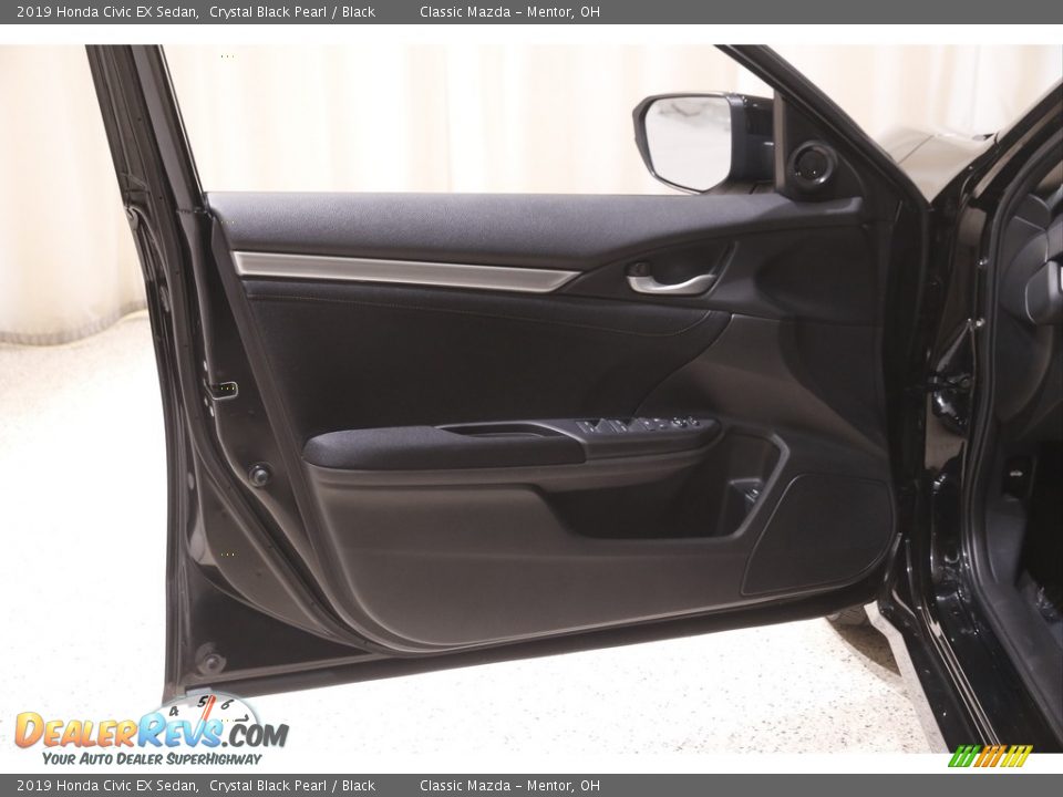 2019 Honda Civic EX Sedan Crystal Black Pearl / Black Photo #4