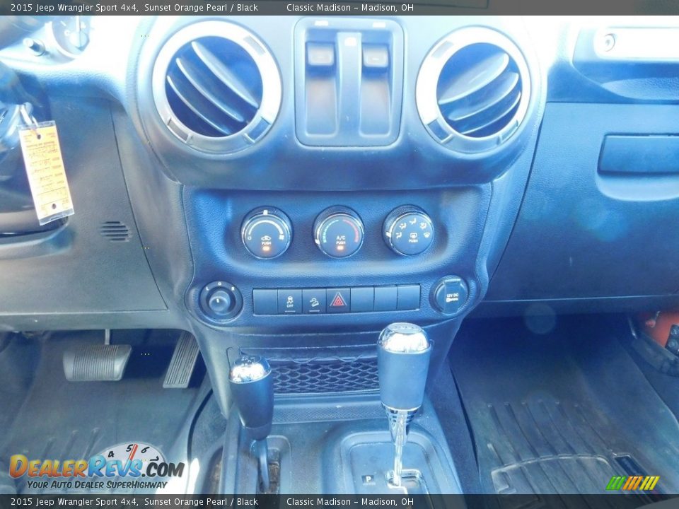 2015 Jeep Wrangler Sport 4x4 Sunset Orange Pearl / Black Photo #13