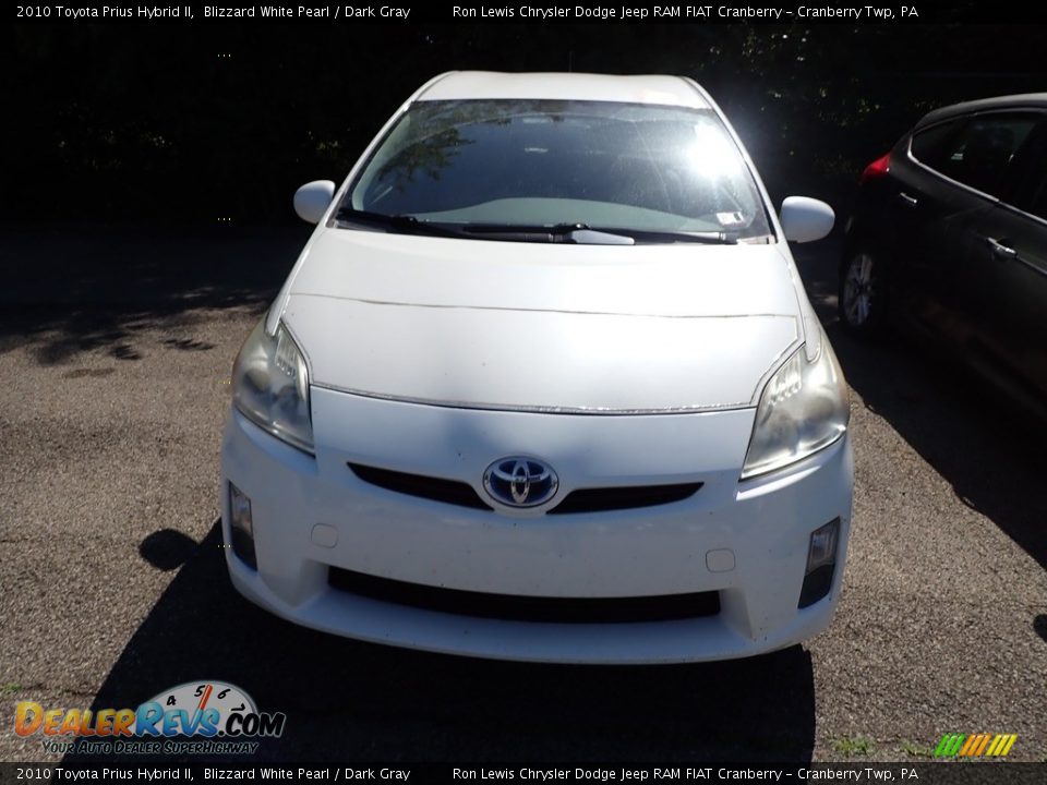 2010 Toyota Prius Hybrid II Blizzard White Pearl / Dark Gray Photo #2