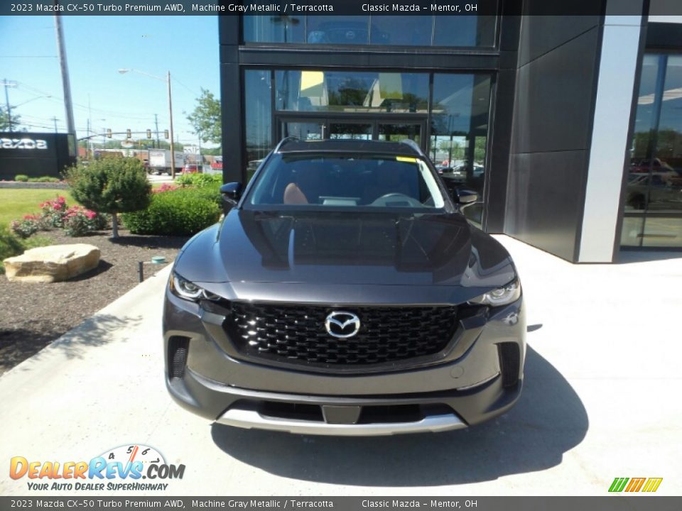 2023 Mazda CX-50 Turbo Premium AWD Machine Gray Metallic / Terracotta Photo #2