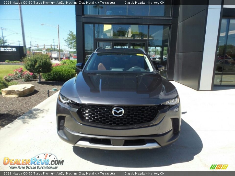 2023 Mazda CX-50 Turbo Premium AWD Machine Gray Metallic / Terracotta Photo #2