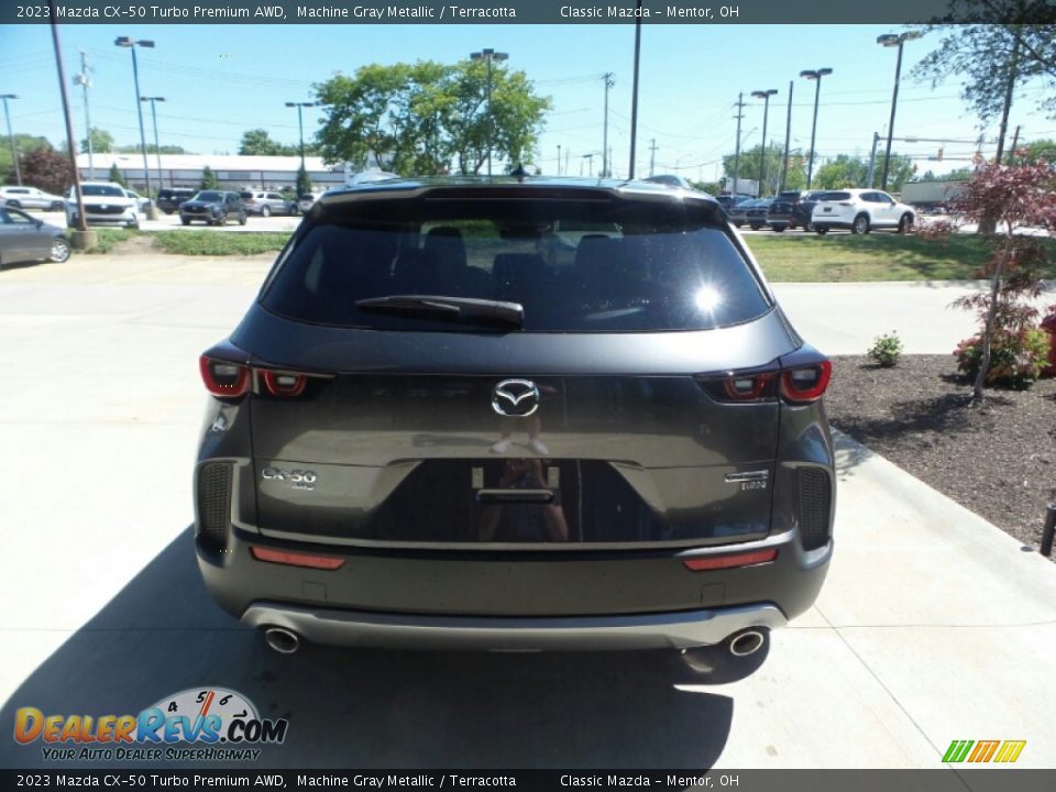 2023 Mazda CX-50 Turbo Premium AWD Machine Gray Metallic / Terracotta Photo #5