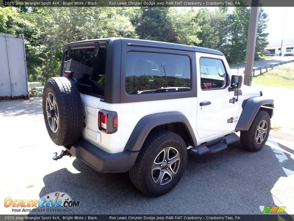 2020 Jeep Wrangler Sport 4x4 Bright White / Black Photo #3