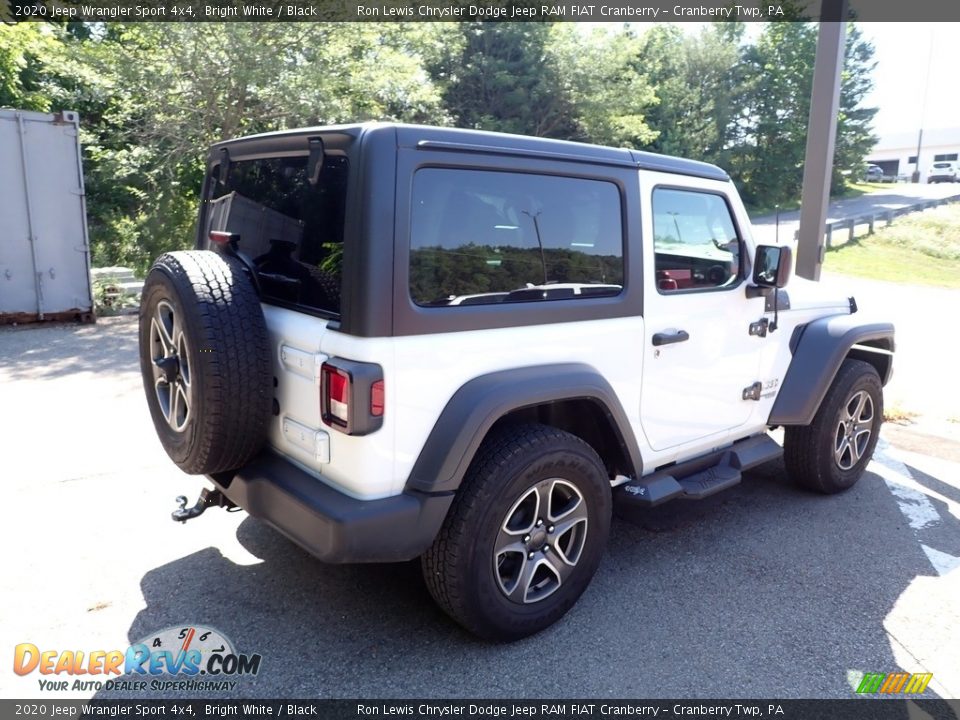 2020 Jeep Wrangler Sport 4x4 Bright White / Black Photo #3