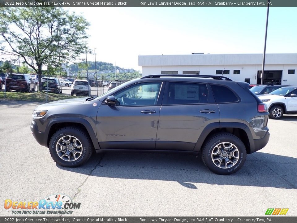 2022 Jeep Cherokee Trailhawk 4x4 Granite Crystal Metallic / Black Photo #2