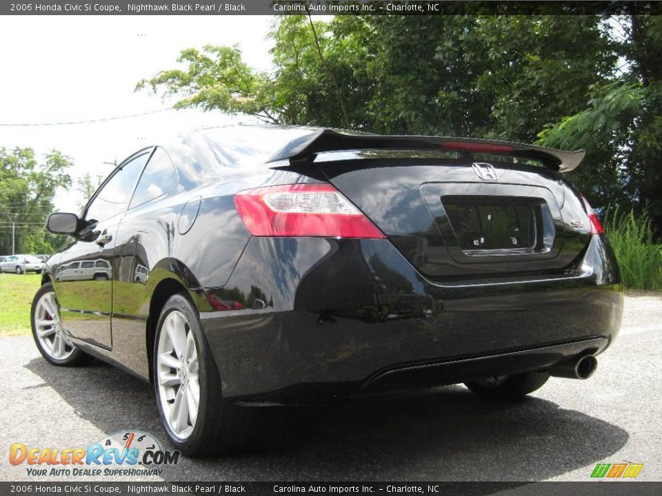 2006 Black civic honda si #5