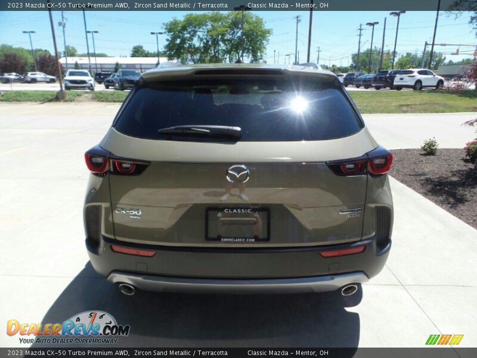 2023 Mazda CX-50 Turbo Premium AWD Zircon Sand Metallic / Terracotta Photo #5